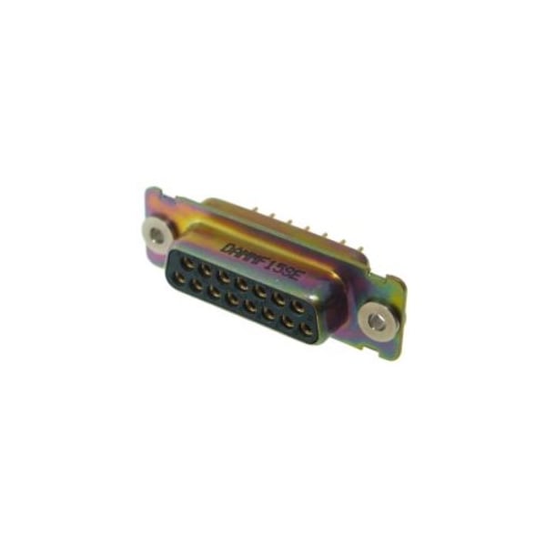 DSUB 15F PCB STR F G50 ZINC